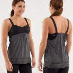 Lululemon  Run Women’s Black Gray Back On Track Athletic Sleeveless Tank Size‎ 4 Photo 1