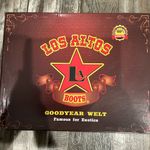 NWT Los Altos Black Leather Western Boots Size 6 Photo 10