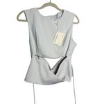 Peppermayo NWT  Cyra Wrap Top in Ivory US Sz. 6 Photo 3