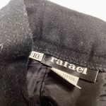 Rafael Long Pencil Skirt with Vegan Leather Trim Black Size 10 Photo 3