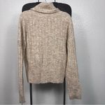William Rast  | Heathered Tan Cowl Neck Sweater Photo 3