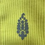 NWT Free People Movement Large Free Throw Crop tank Color Optic Yellow ribbed Photo 4