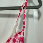 Raviya‎ Tie Dye Swimsuit Cover Up NWT size Large in Pink/White Crochet Trim Pink Photo 3