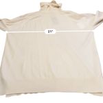 J. McLaughlin  100% Cashmere Cream Long Sleeve Turtleneck Sweater Sz L‎ NEW Photo 6