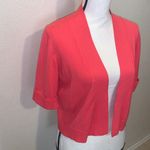 89th & Madison Pink Shrug Cropped Open Cardigan Sweater Size L Photo 1