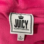 Juicy Couture Velour Preppy Pink Cozy Hooded Track Soft Jumpsuit - Size L Photo 9