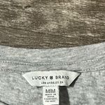 Lucky Brand  Gray Floral Short Sleeve Tee Photo 2