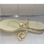 Tory Burch Mini Miller Women's Size 9 Flat Thong Jelly Sandals Ivory Photo 9