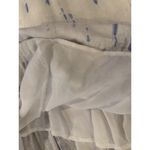 Rails Dress Women Medium Blue White Cloud Tie Dye Linen Blend Delilah Midi Photo 11