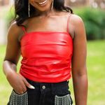 BuddyLove NWT Buddy Love ELVIS CRYSTAL FRINGE DENIM SHORTS - BLACK Photo 2