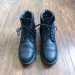 Timberland • Waterville 6" Waterproof Lug Sole Booties black leather lace up Photo 4