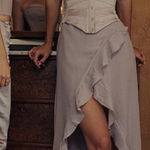 House Of CB 'Alexandria' Grey Floaty Maxi Dress NWOT Size S Photo 0