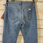7 For All Mankind Jen ankle straight jeans animal print side trims Size 2 Photo 12