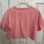 Coral Crop Top Pink Size L Photo 2