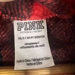 PINK - Victoria's Secret Vs pink red Buffalo check fuzzy robe Photo 4