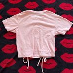 Hello kitty pink coral ties crop top S Photo 3