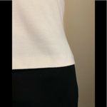 St. John $875 4 Maxi Dress Long Column Knit Slit Black Ivory Stretch Sleeveless Photo 3