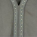 ALLSAINTS  Izara Asymmetric Stud Dress in Black Photo 5