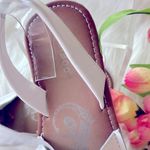 Bamboo  Casual Sling Back White Sandals Slide Slip SIZE 9 Photo 2