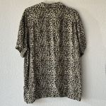 Pac Sun Leopard Print Shirt Short Sleeve Button Down Collar Size M Photo 6