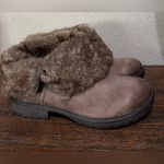 Candie's CANDIE’S ANKLE BOOTIE FOLD DOWN FUR COMBAT WINTER CHUKKA BOOTS 9.5 Photo 3