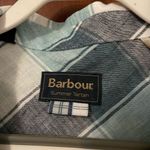 Barbour  Summer Tartan Plaid USA Lorne Shirt Tunic Hidden Button Front Size 12 Photo 3