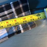 Old Navy  The Classic Shirt Black/White Plaid Button Down Shirt, Size Large Photo 7