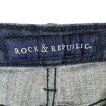 Rock & Republic High Roller Medium Wash High Rise Stretchy Skinny Jeans Size 14 Photo 4