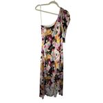 CROSBY by Mollie Burch Crosby Lowery One-Shoulder Floral Maxi Dress S Flower Abstract Garden Party Photo 1