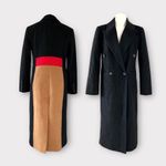 Avec Les Filles NEW ColorBlock Trench Coat, Black Red Camel Size S Retail $500 Photo 1