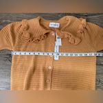 Anthropologie  self contrast Our Ainsley Ruffle-Collar Cardigan size xs NWT Photo 4