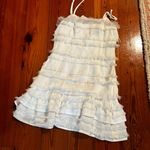 Oh Polly ruffle white  mini dress Photo 0
