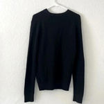 Michael Kors Imperfect MK cotton wool blend sweater black long sleeve neutral Photo 1