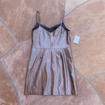 1. State Nordstrom Metallic Faux Leather Dress Photo 6