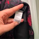 Material Girl Black Floral Long Sleeve Dress Romper Women’s Large Boho Festival Photo 5