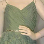 Say Yes To The Prom  Juniors 3D Rosettes Skirt Shirred -Top Gown Prom Dress. Photo 11