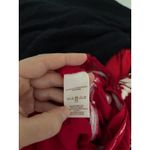 Free People Jumpsuit Womens Small Red Cream Embroidered Wide Leg Boho Festive Photo 2