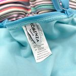 Romenza Targo Womens One Piece Swimsuit Size 8 Twist Striped Beachy Summer Photo 8