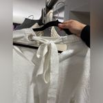 French Connection Classic White Crew Neck Sweater Photo 7