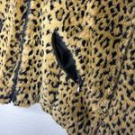 White Stag Vintage Leopard Faux Fur Coat L Photo 2