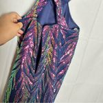 Camille La Vie  Iridescent Sequin Cut Out Mini Dress Size 0 Photo 2