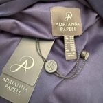 Adrianna Papell NWT  Cowl Neck Draped Maxi Dress Women's 16W Navy Gown Sparkly Photo 14