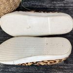 Chico's Chico’s Leopard Animal Print Slip On Rubber Sole Calf Hair Shoes 9 Photo 3