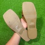 Abercrombie & Fitch Women Size 8 Faux Suede Summer Sandals Slides Preppy Minimal Photo 4