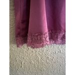 Worthington Vtg 80s Satin Top‎ Large Magenta Pink Cami Spaghetti Strap Lace Tank USA Y2K Photo 6