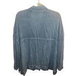 Soft Surroundings ✨ Celine Button Down Shirt Blue Blouse✨ Photo 2