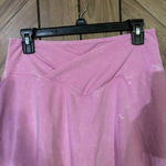 PINK - Victoria's Secret VS PINK Crossover Acid Washed Pull On Large Pink Mini Skirt Photo 3