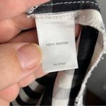 J.Jill black & white checkered shirt dress roll tab long sleeves size XL Photo 5