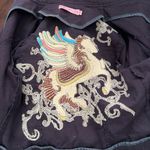 None Women's embroidery unicorn jacket Photo 7
