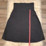 Carve Designs High Point organic cotton striped yoga band A-line skirt L Photo 5